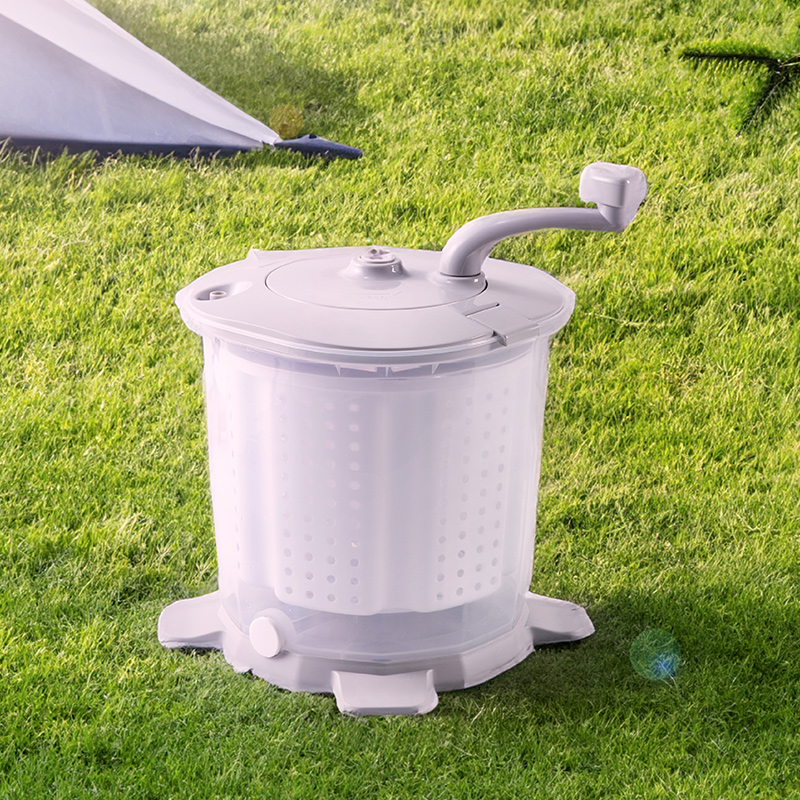 Non-electric Manual Integrated Washing and Dehydrating Machine, Dand Water Adding, Dand Operated, Rocking Washing Machine 